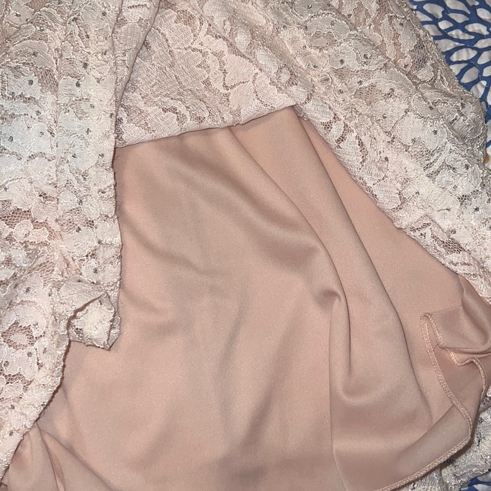 LIGHT PINK SKATER SPARKLE SIZE 5 DRESS - Picture 5 of 5